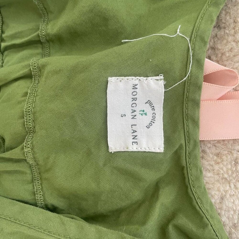 Morgan lane Maebelle Nessa Pajama Set In Green Envy | Women’s Size Medium - Picture 5 of 8